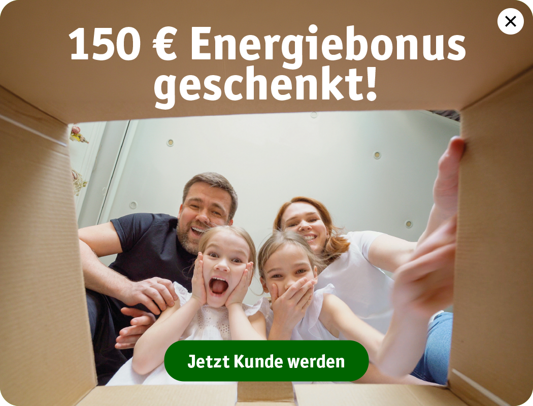 Popup Banner Strompreissenkung