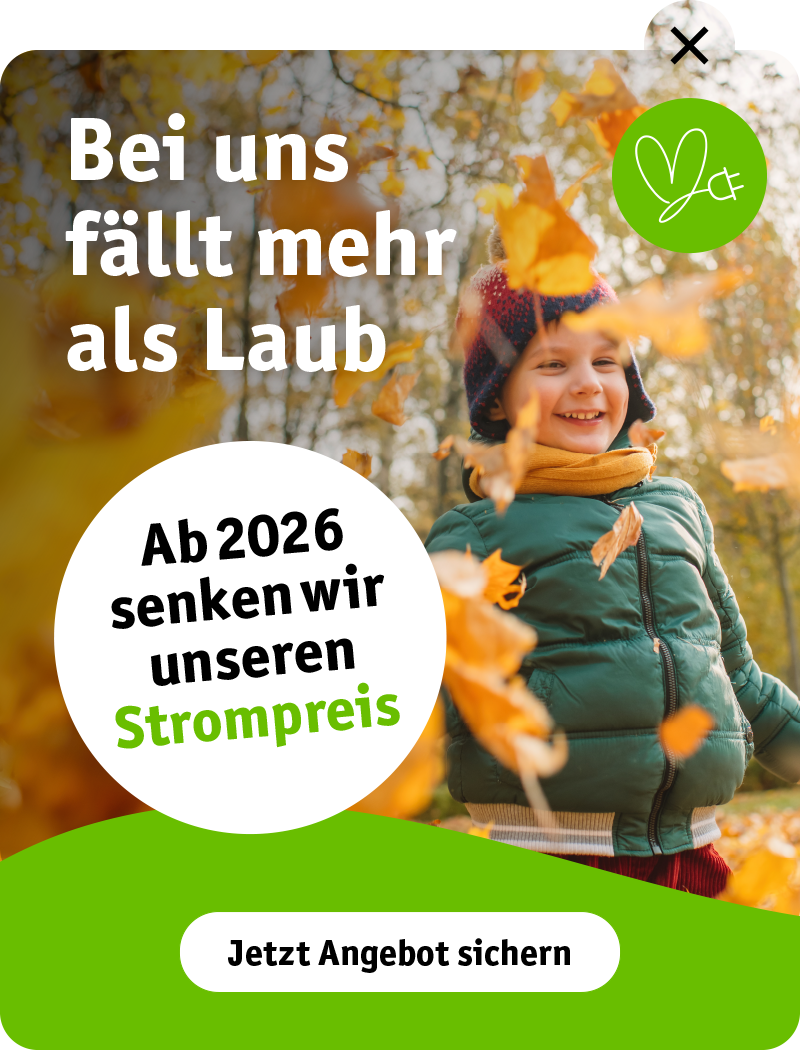 Kind im Freien und Laub fällt