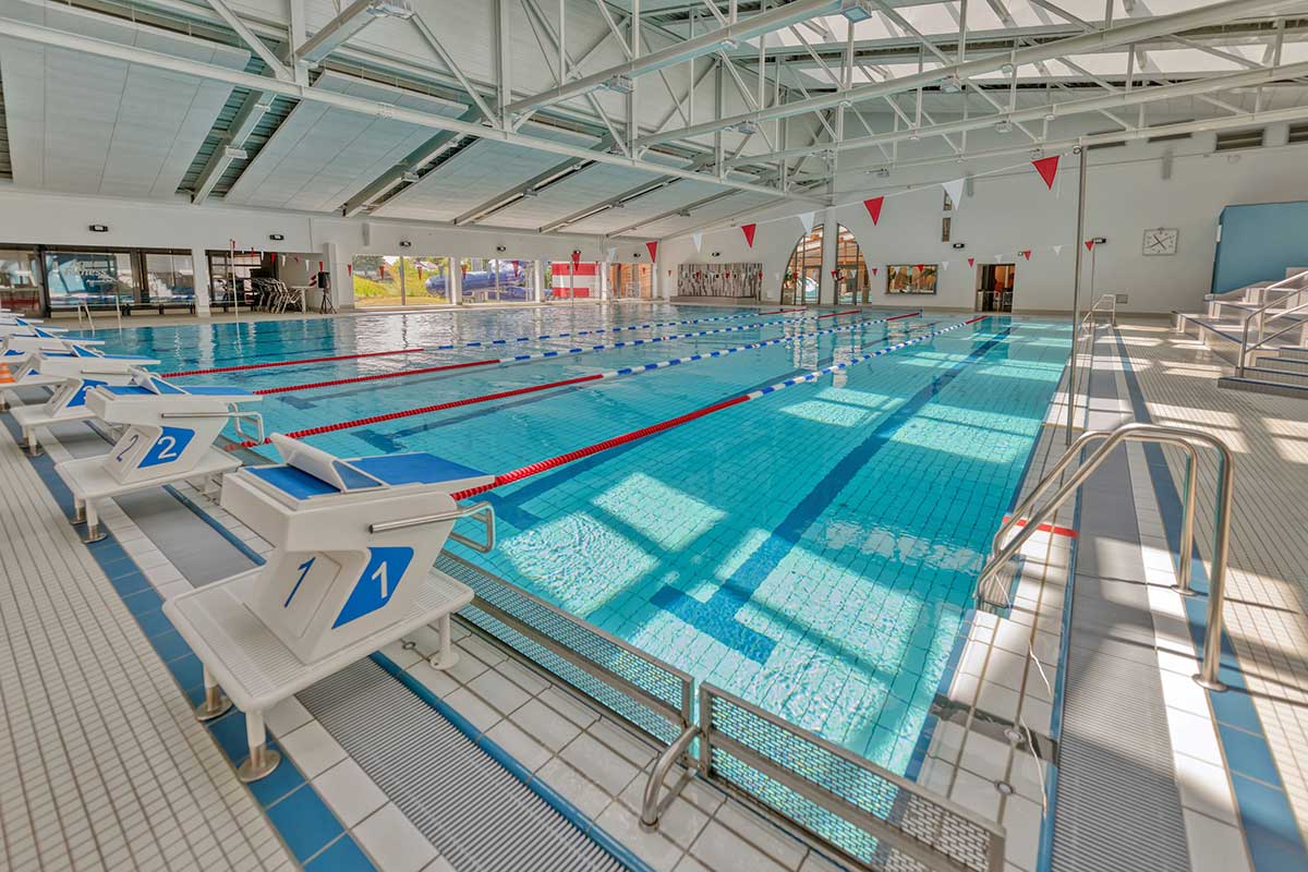 Das Aquarium von Innen, das Schwimmbecken