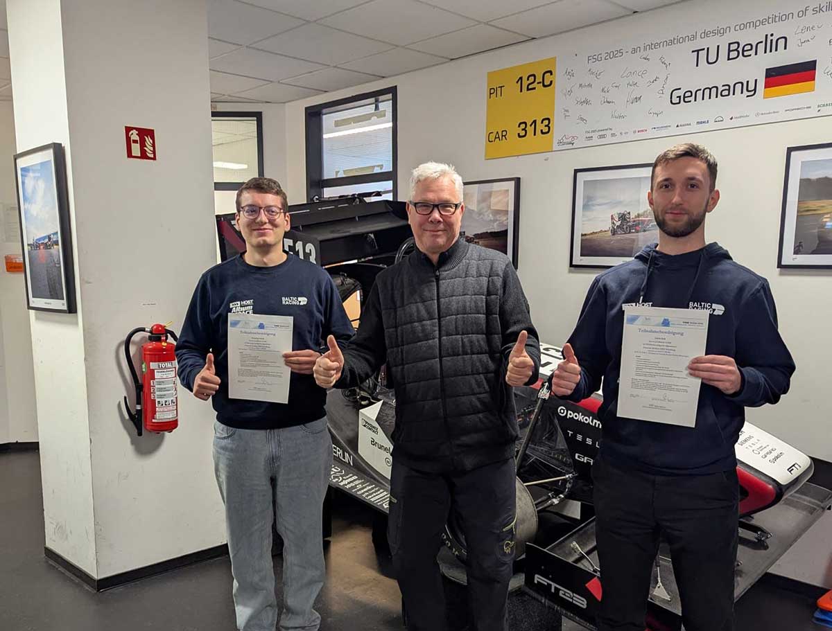 Dirk Sasson, Matthias Gebhardt und Eugen Hoffelner