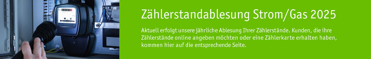 Jetzt Zählerstände abgeben.